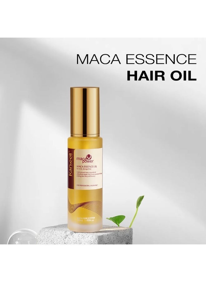 Karseell Maca Power Maca Essence Oil – For Body, Damaged Hair 50ml - Image 3
