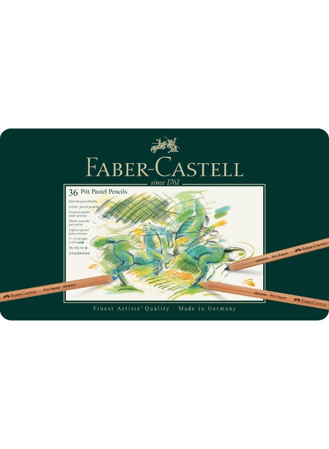 فابير كاستل قلم رصاص ملون من فابر كاستل بيت باستيل علبة من 36 قلمًا - Image 2