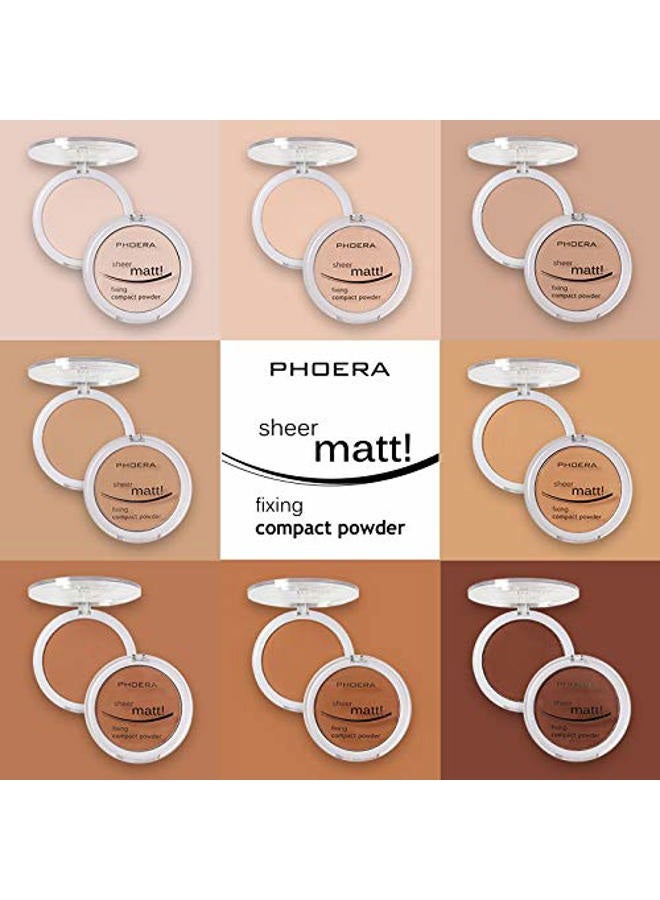 Meifen 2 Pack PHOERA Matte Face Powder, Control Oil Brighten Skin Color Cover Blemish Makeup Face Setting Setting Powder Foundation。(201-Translucent) - Image 4