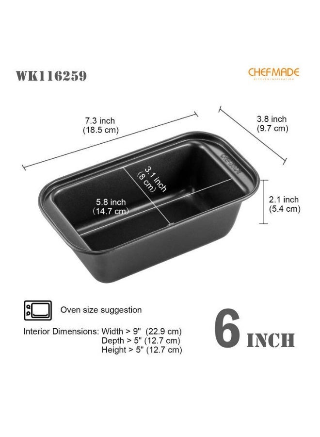 شيف ميد قالب خبز توست كيك صغير غير لاصق بإصدار قاع سهل - Image 2