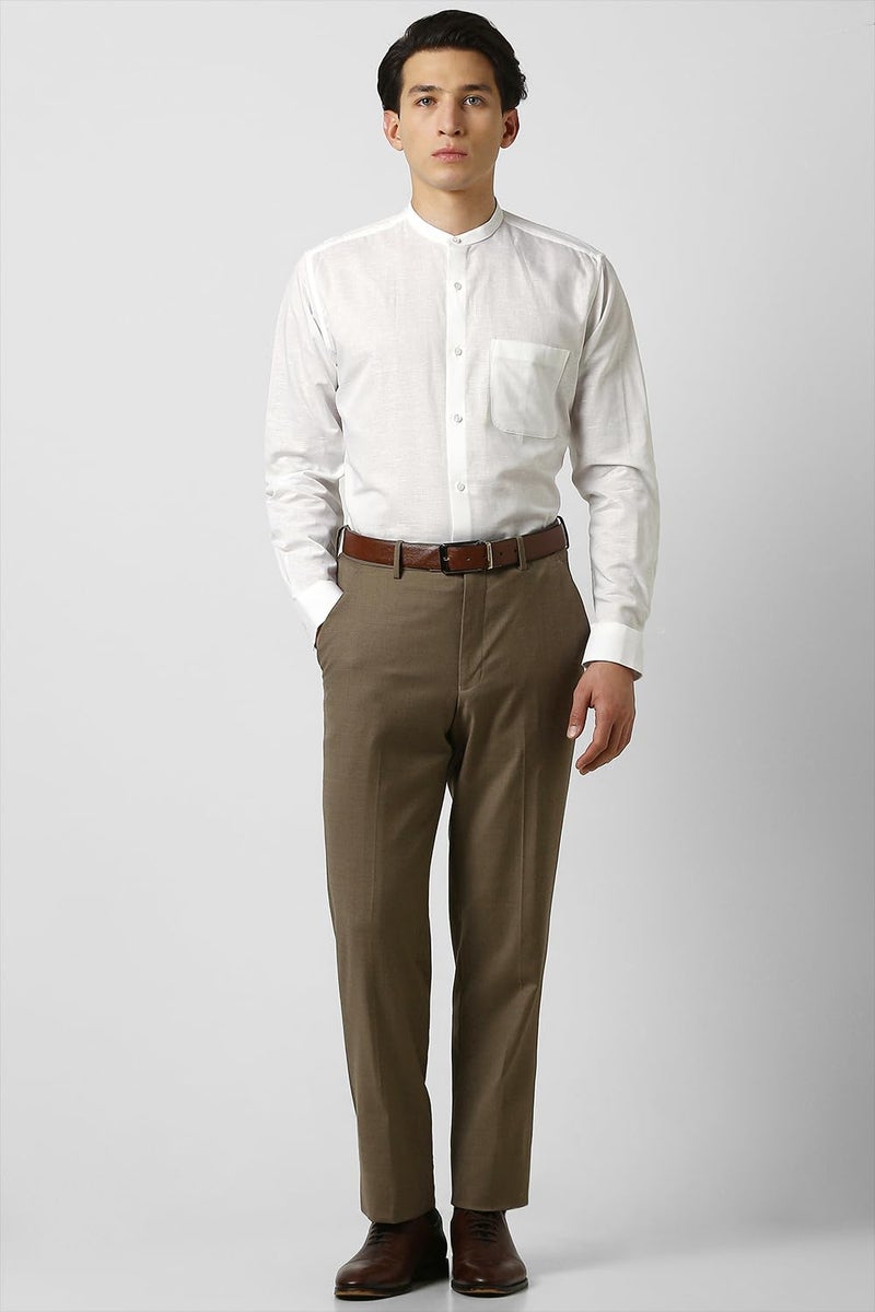 Van Heusen Men's Regular Fit Shirt (VHSFFCUB741554_White - Image 5