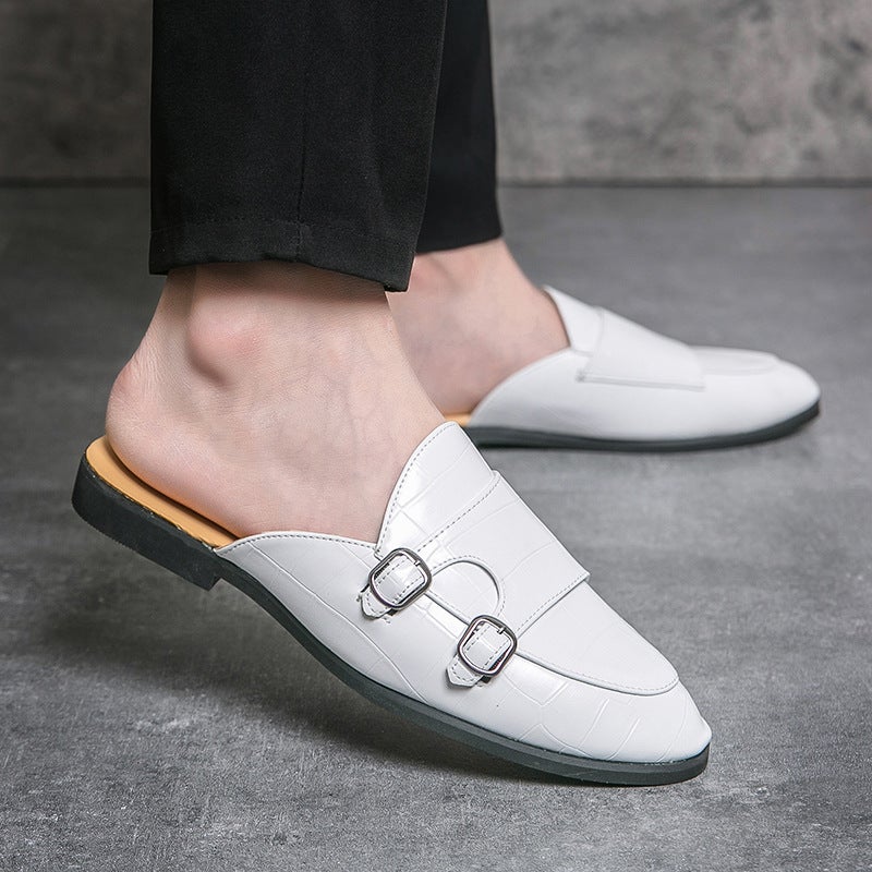 Men'S Shoes Plus Size New Arrival Leather Shoes Fashionable Leg Shoes Trendy British Style Casual Lazy Shoes - Image 3