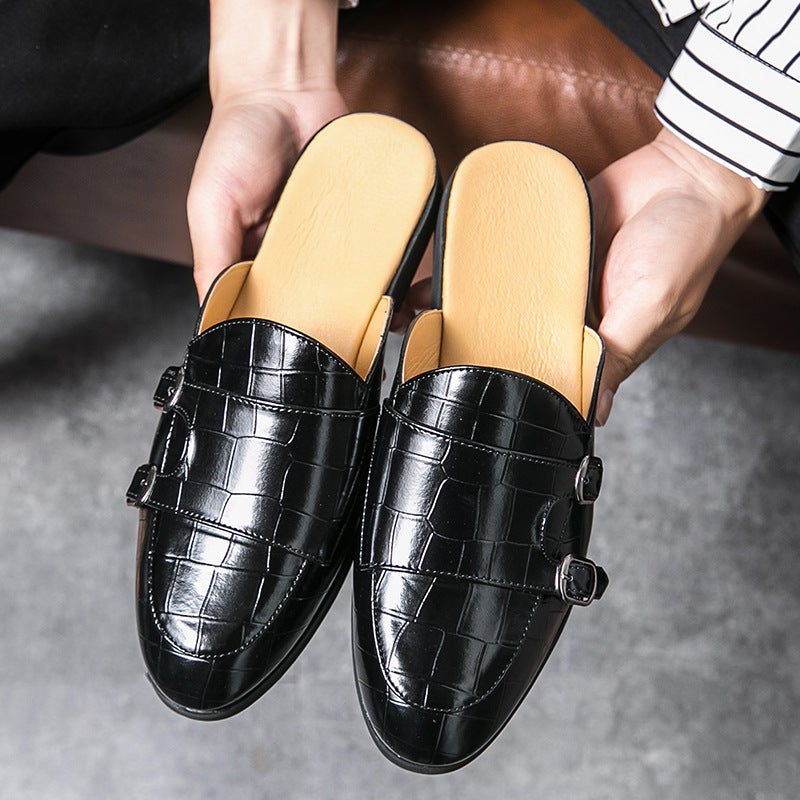 Men'S Shoes Plus Size New Arrival Leather Shoes Fashionable Leg Shoes Trendy British Style Casual Lazy Shoes - Image 4