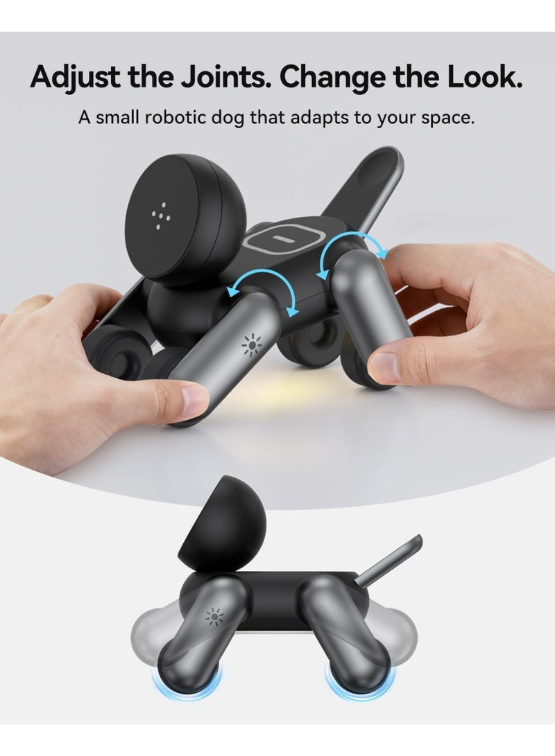 UEQ 3 in 1 Magnetic Wireless Charging Station for Apple, MagSafe Fast Charger Stand with Foldable Robot Design & LED Night Light, Compatible with iPhone 17/17 Air/16/15/14/13/12 Series, Apple Watch & AirPods - Image 5