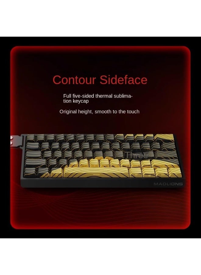 MADLIONS MAD 68 HE Gaming Magnetic Keyboard – Amber pro Magnetic Hall Effect Switch – 8000 Hz Polling Rate – Scan Rate 32K – Latency 0.125ms – Precision 0.02mm Rapid Trigger Mode - Image 2
