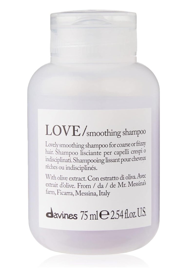 Davines Love Smoothing Shampoo 75ml  - Image 1