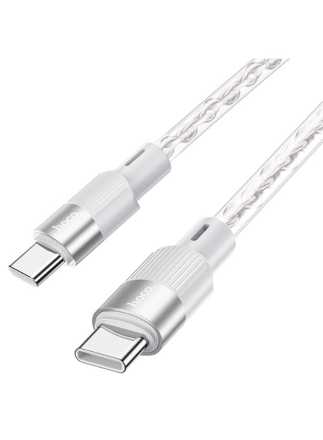 Hoco X99 Crystal Junction 60W PD fast charge Type c - Type c - Image 1