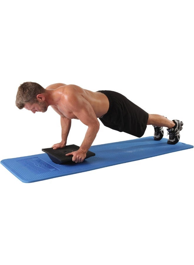 THERABAND Professional Extra Wide Exercise Mat 15mm – 190x102cm King Size Blue High-Density Foam Mat for Yoga, Pilates & Rehabilitation – Ultra-Thick Non-Slip Fitness Mat - Image 3