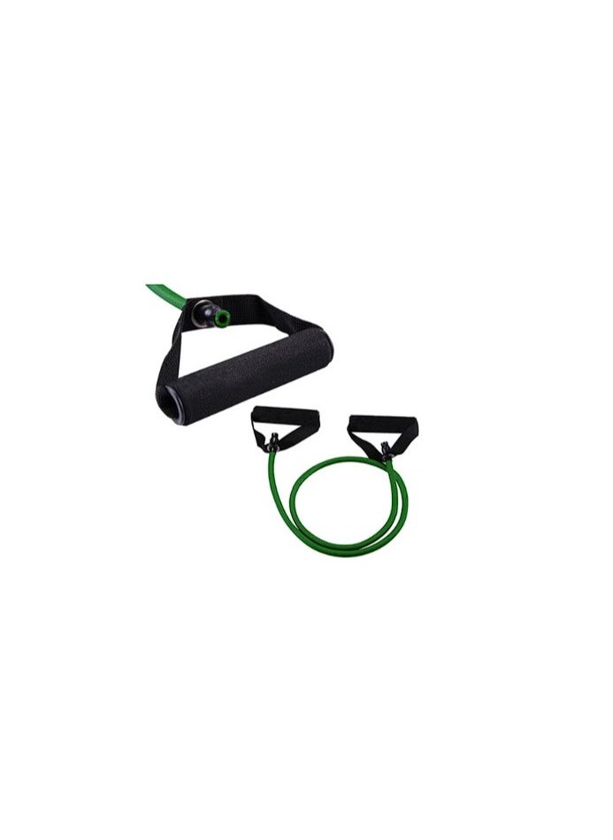 Champion 30 LB Pull String Resistance Exercise Band with Foam Handles – Green  - Image 3