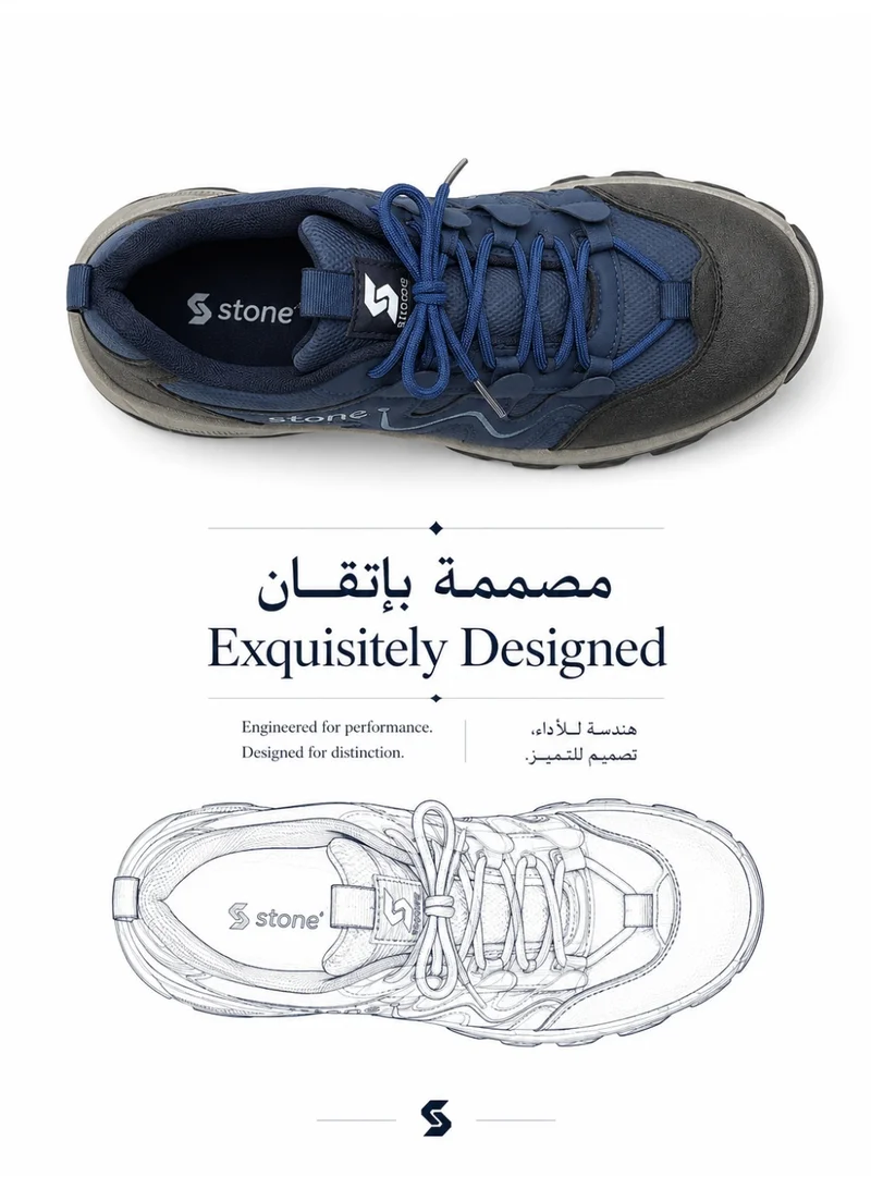 STONE Pulse Unisex Outdoor Walking Shoes | Rugged Comfort Sneakers