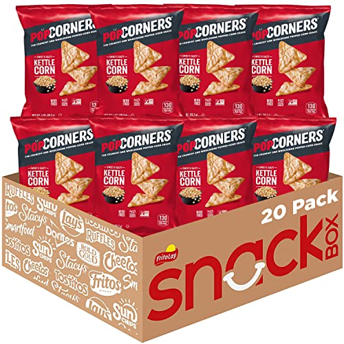 PopCorners Popped Corn Snacks, Kettle Corn, 1 Ounce (Pack of 20) (Packaging May Vary) - Image 3