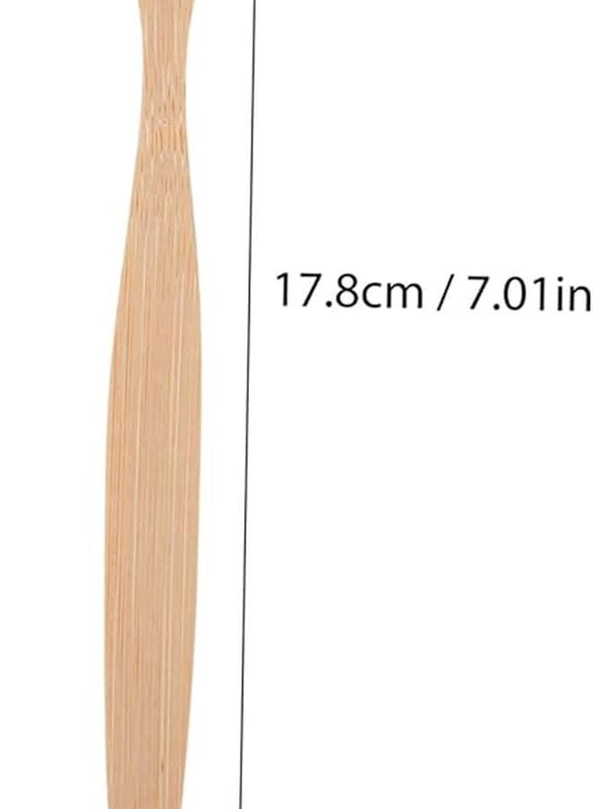 Bamboo Toothbrush Set Of 2 With Soft Bristles And Travel Cover Eco Friendly - Image 3