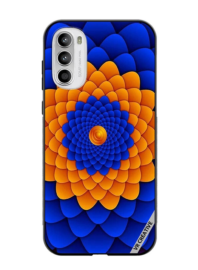 VR CREATIVE Protective Case Cover For Motorola Moto G82 Flower Design Multicolour - Image 1