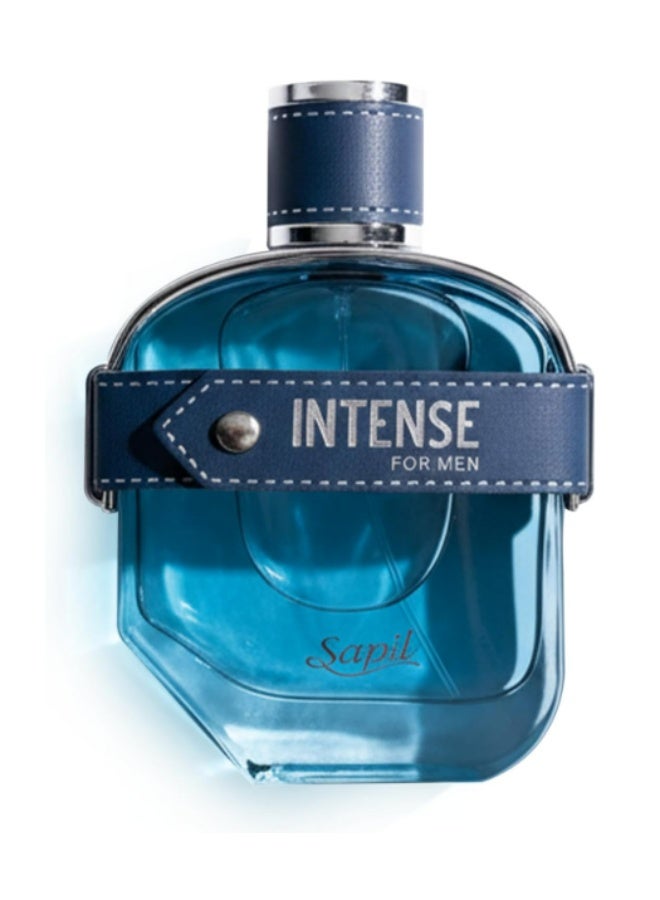 Sapil Intense for men Eau De Toilette 100ml, Affordable Luxury Perfume, Aromatic Spicy Fragrance with Lemon, Ginger, Lavender, Mint Top Notes, Bold Blend Perfumes for Men