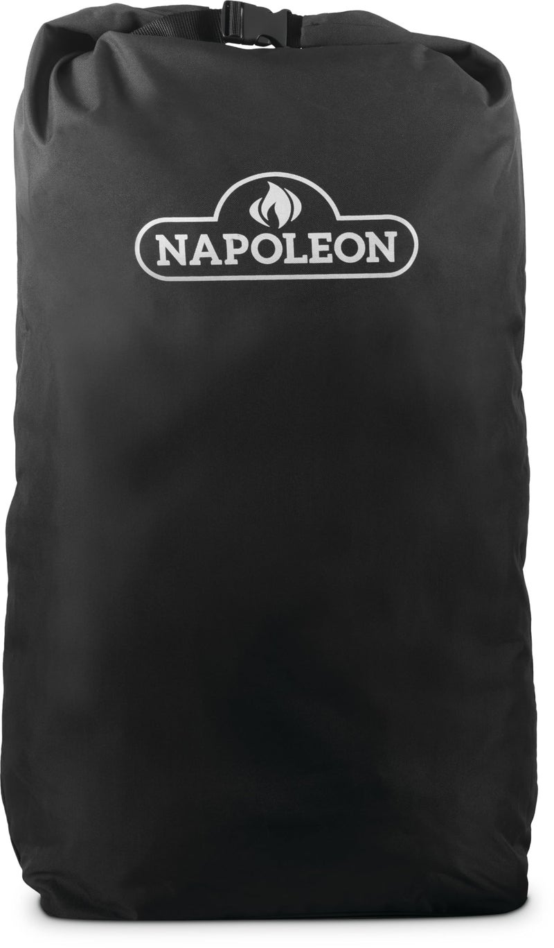 Napoleon Premium Charcoal Storage Bag - Black, Durable Fabric, Water-Resistant, Storage for Charcoal, Machine Washable, Side Handle, Storage Pockets, Holds Starter, Smoker Accessories
