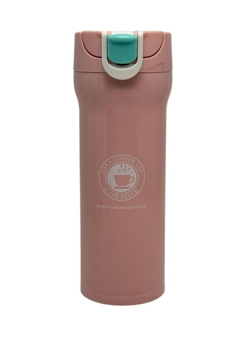 QSHOP® Premium Vacuum Flask,  Easy to Use One-Touch Button to Open and Close the Cup, Keeps Your Drinks Hot for Long Hours