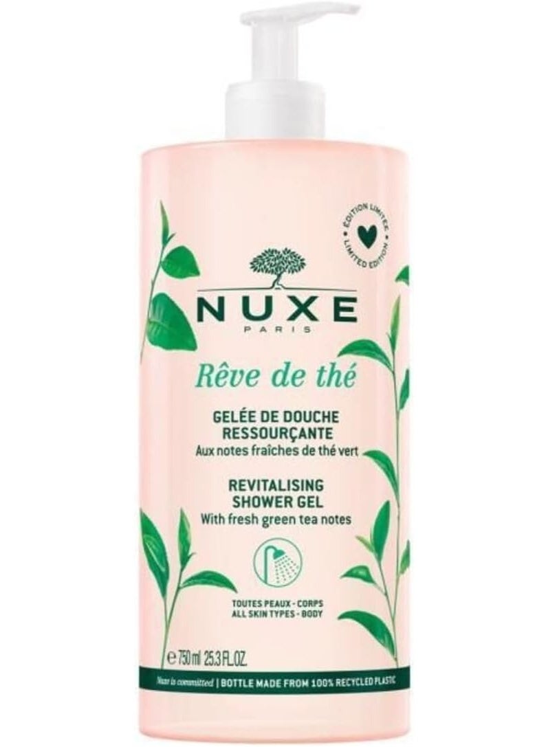 جل الاستحمام المنشط Nuxe Body Rêve de Thé 750 مل