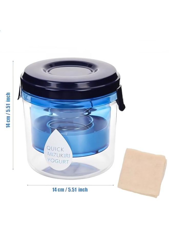 HOMESTAR Dry Yogurt Maker Strainer Greek Yogurt Strainer with Ultra Fine Stainless Steel Filter Reusable Yogurt Filter for Homemade Greek Yogurt Concentrated Yogurt Making and Dry Yogurt Preparation - Image 2