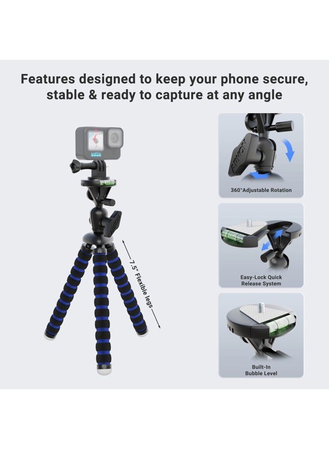 Arkon Flexible 11 inch Tripod Mount for GoPro HERO Action Cameras Retail Black - Image 2