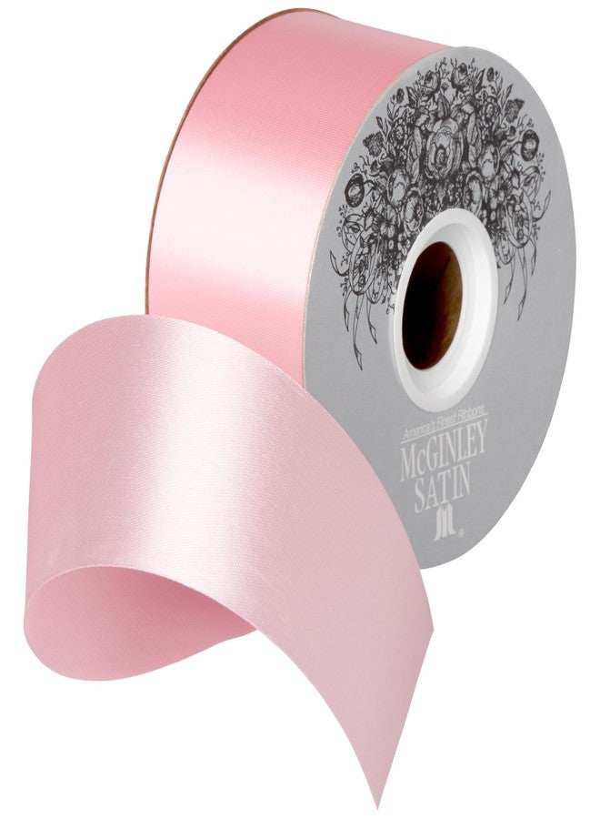 بيرويك شريط ساتان أسيتات من ماكجينلي ميلز، عرض 2.5 بوصة، وردي، بكرة 50 ياردة - Image 5