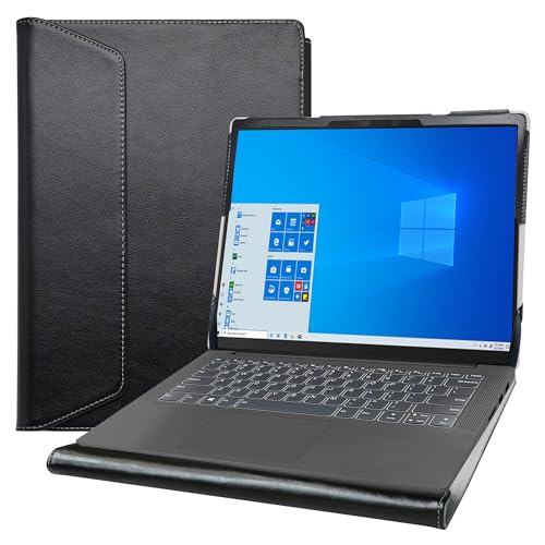 Alapmk Protective Case for Lenovo ThinkPad X1 Carbon 11th Gen/10th Gen/Gen 9 & ThinkPad X1 Yoga Gen 6/7th Gen/8th Gen &IdeaPad Flex 5 14IRU8/IdeaPad Pro 5i Gen 8 14",Black - Image 1