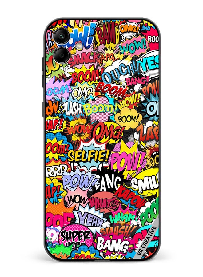 VR CREATIVE Protective Case Cover For Samsung Galaxy A04 Pop Art Design Multicolour - Image 1