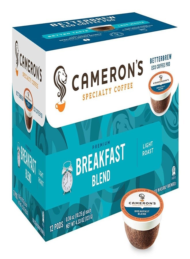 Cameron's Coffee Single Serve Pods, Breakfast Blend, 12 Count (Pack of 6) - Image 1