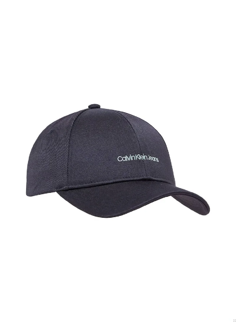 Calvin Klein Jeans Men's Instant Embroidered Cap - Polyester, Black