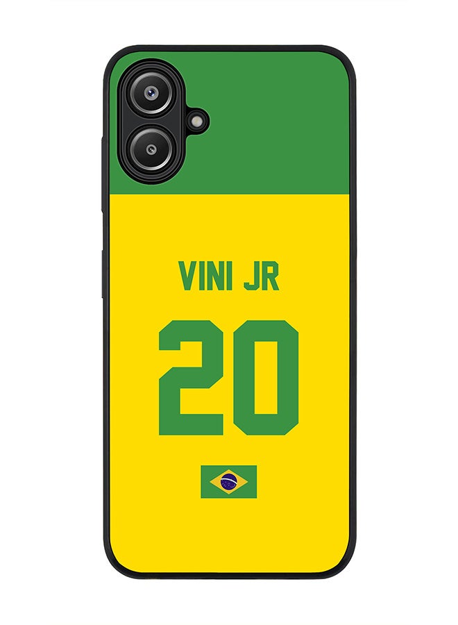 Stylizedd For Samsung Galaxy A06 Case,Slim fit Camera Protection, Shockproof Thin Phone cover - Football - Brazil, Vini Jr - Image 1