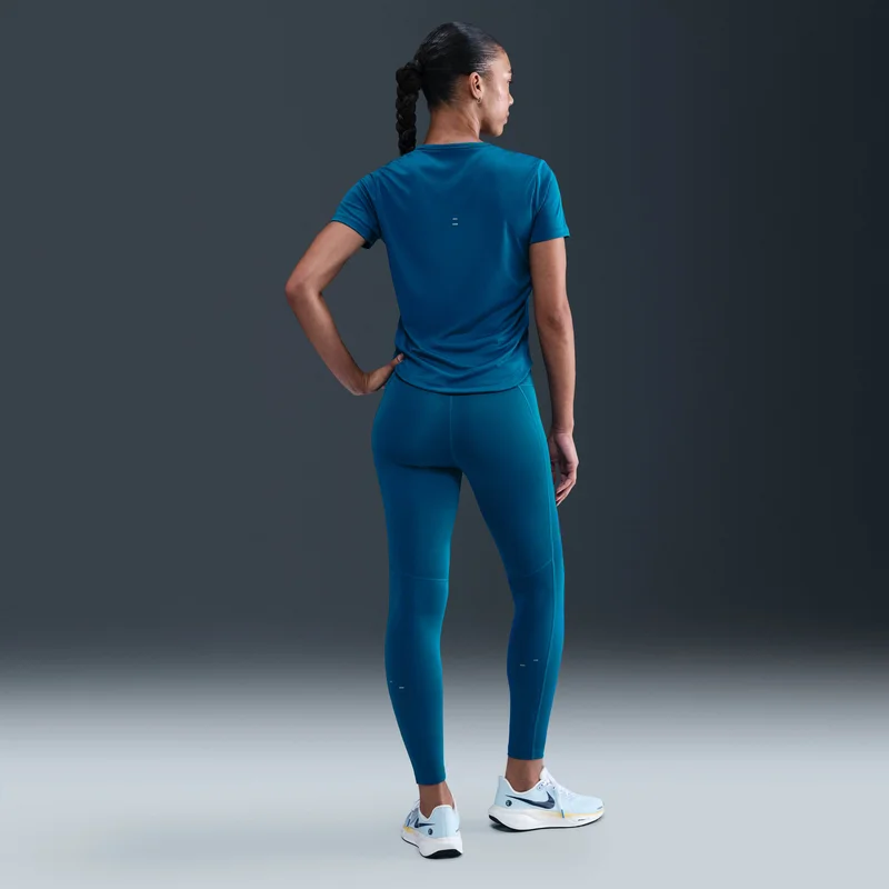 Nike Green Women's Tempo Swoosh 7/8 Running Leggings for Women | Best Price UAE