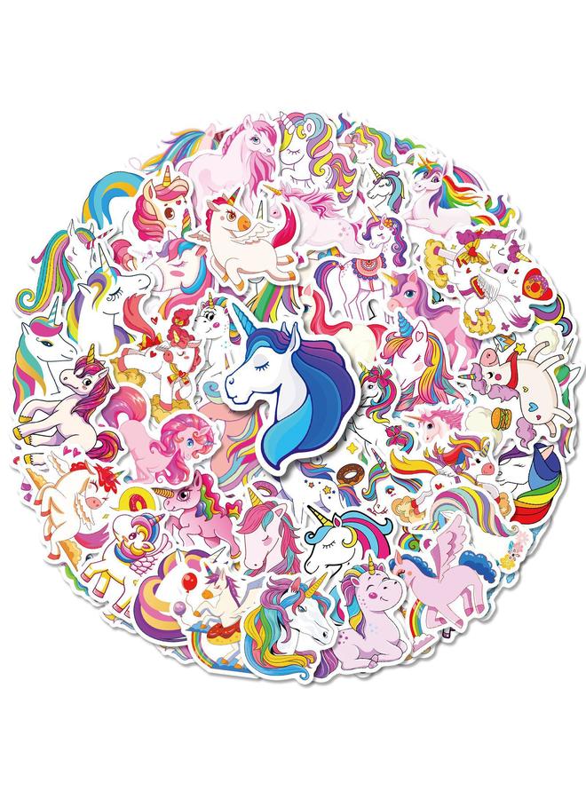 Bluejw 50 Unicorn All Ages Stickers Cute Cartoon Waterproof Decorative Graffiti Stickers Hot Sale - Image 2