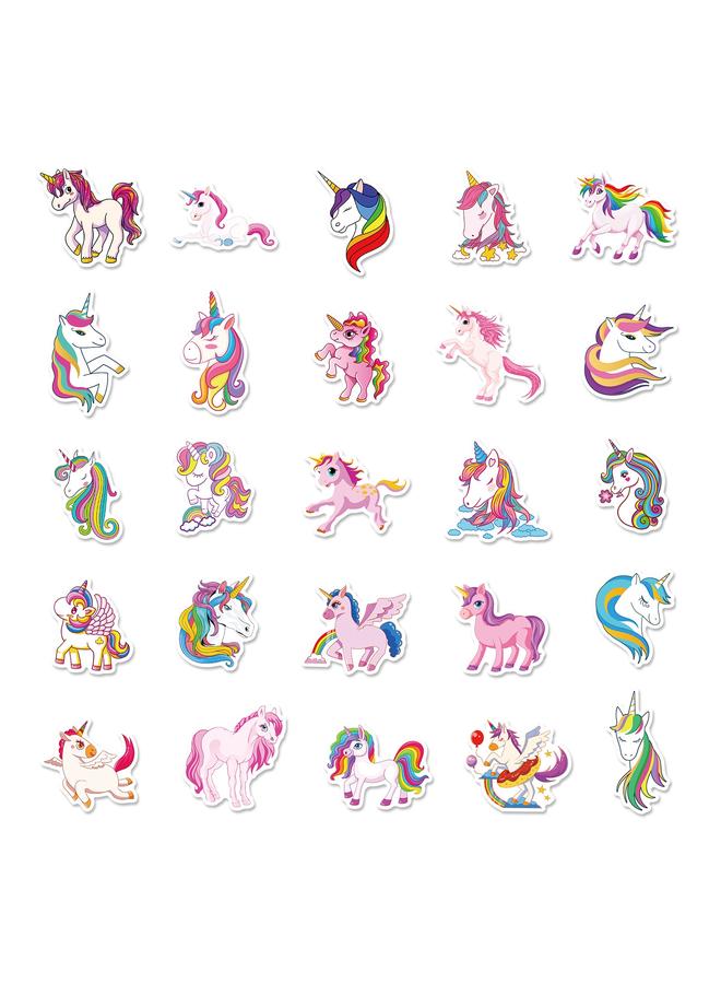 Bluejw 50 Unicorn All Ages Stickers Cute Cartoon Waterproof Decorative Graffiti Stickers Hot Sale - Image 5