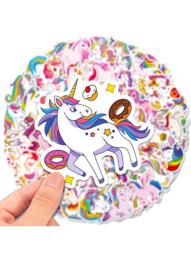 Bluejw 50 Unicorn All Ages Stickers Cute Cartoon Waterproof Decorative Graffiti Stickers Hot Sale - Image 1