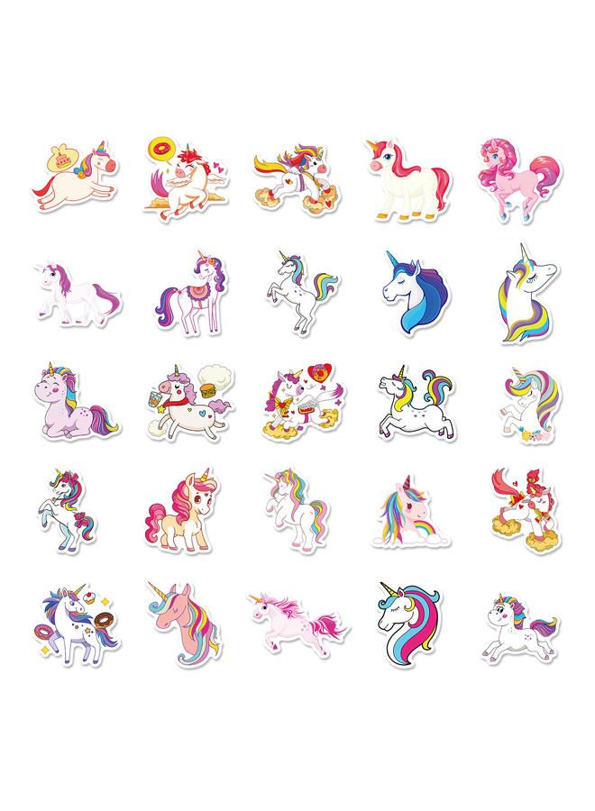 Bluejw 50 Unicorn All Ages Stickers Cute Cartoon Waterproof Decorative Graffiti Stickers Hot Sale - Image 4