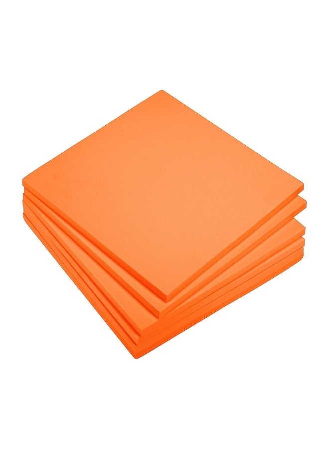 MECCANIXITY EVA Foam Sheets Orange 9.8 Inch x 9.8 Inch 5mm Thick Crafts Foam Sheets for Costumes, Arts and Crafts Projects Pack of 8 - Image 1