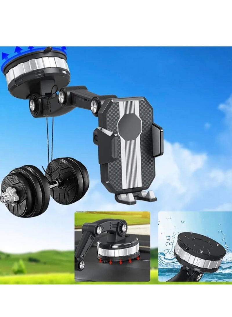NEW Car Phone Holder Dashboard Universal Suction Cup Type Windshield Sucker Stand Bracket Smartphone Cellphone Support Big Joint GPS Navigation Holder (1-Pack) - Image 1