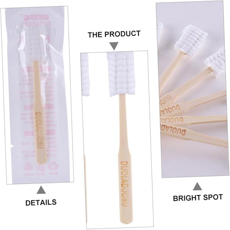 Disposable Postnatal Care Gauze Toothbrushes 30 Pcs Soft Bristles - Image 4