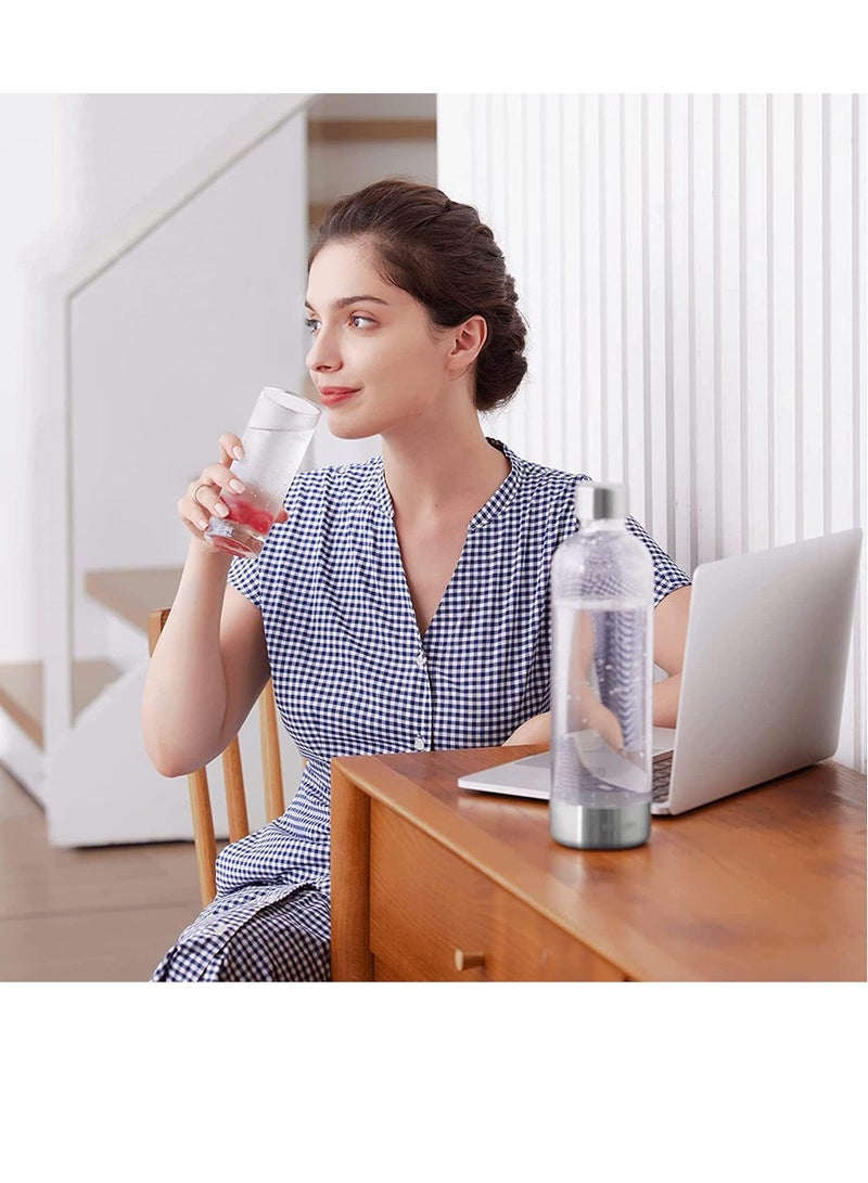 Furtey Sparkling Water Maker Soda Maker Soda Streaming Machine for Carbonating with 1L Carbonating Bottle, Seltzer Fizzy Water Maker, Compatible with Screw-in CO2 Carbonator , Portable Bubble Machine（white）r Carbonating with 1L Carbonating Bottle, Seltzer Fizzy Water Maker, Compatible with Screw-in CO2 Carbonator , Portable Bubble Machine - Image 3