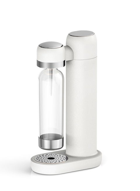 Sparkling Water Maker Soda Maker Soda Streaming Machine for Carbonating with 1L Carbonating Bottle, Seltzer Fizzy Water Maker, Compatible with Screw-in CO2 Carbonator , Portable Bubble Machine（white）r Carbonating with 1L Carbonating Bottle, Seltzer Fizzy Water Maker, Compatible with Screw-in CO2 Carbonator , Portable Bubble Machine