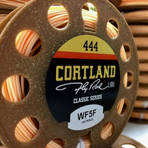 CORTLAND 444 Peach Fly Fishing Line with Front Welded Loop - 90 FT Durable Easy Casting Ultra Supple High Floating Classic Series Fly Rod Line for Freshwater, WF7F / Pack of 1 - Image 3