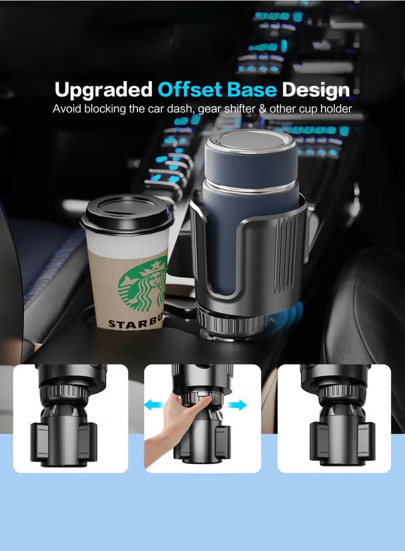 General Cup Holder Phone Mount for Car Adjustable Cup Holder Base Compatible With Most Cars & Smart Phones  - Image 4