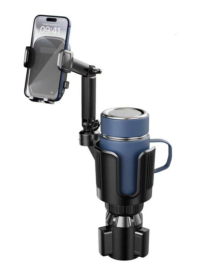General Cup Holder Phone Mount for Car Adjustable Cup Holder Base Compatible With Most Cars & Smart Phones  - Image 2