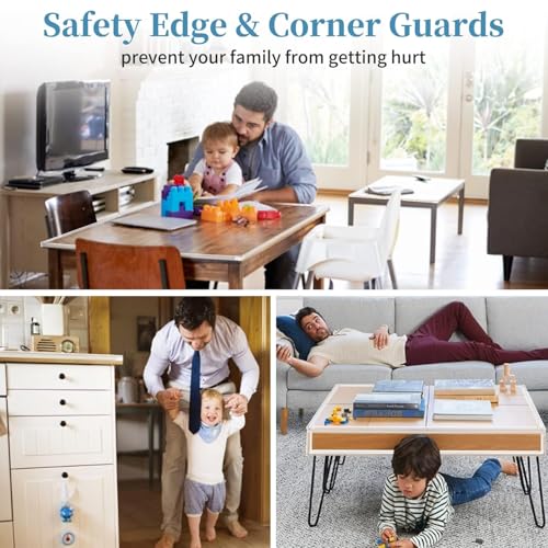 RSTER 2 Meter Silicone Edge Protector Strip, Baby Proofing Edge & Corner Guard, Child Safety Cushion for Furniture, Desks, Bed, Sharp Corners – Soft & Durable for Kids - Image 5