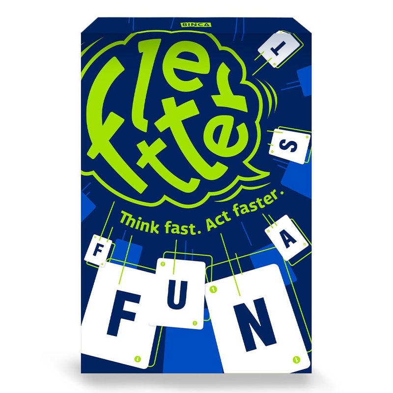 BINCA Fletter - Word Game  Educational Card Games  8 Year Old Girl Birthday Gifts  Fun Fast-Paced Vocabulary Challenge for Game Night  Gifts for Boys & Girls Ages 7  8  9  10 - Image 1