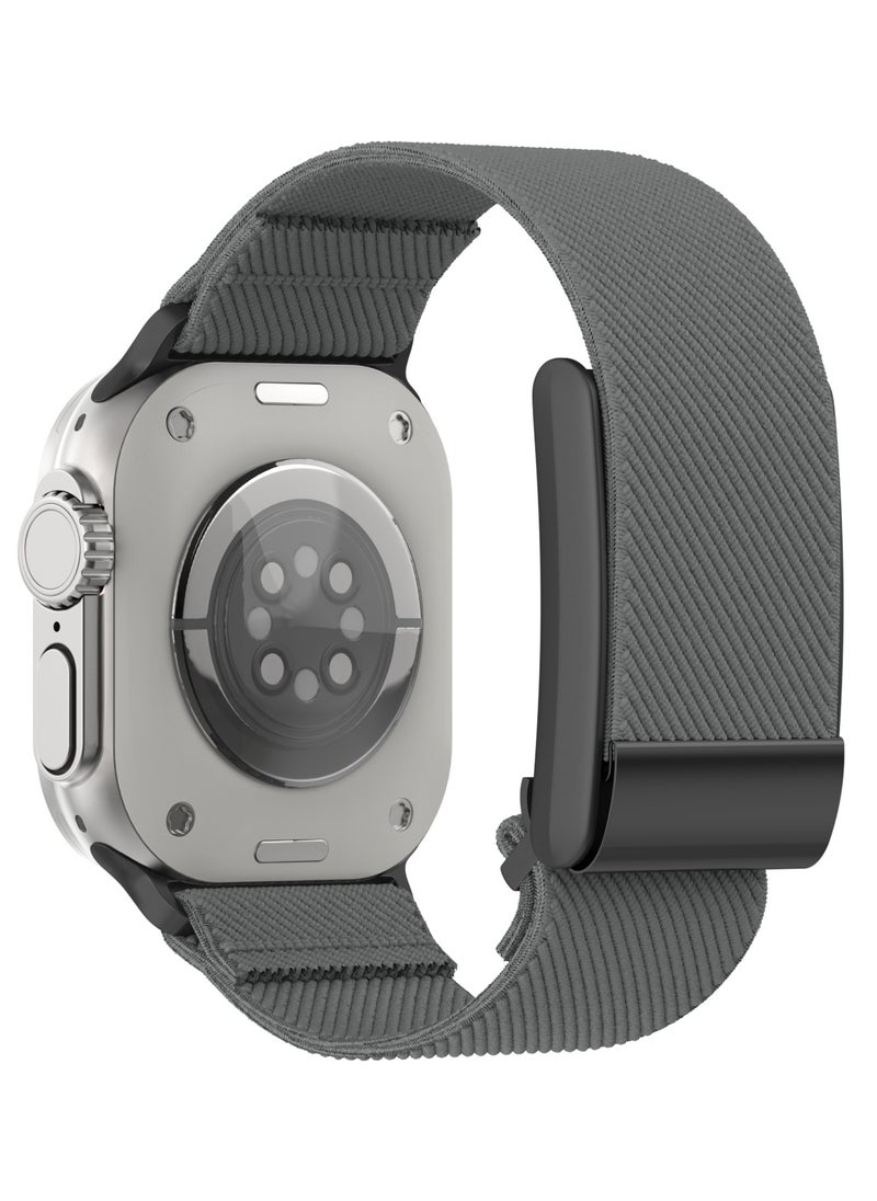 TEMPO Nylon Sport Band compatible with Apple Watch and Whoop 4.0, Hybrid watch band - Odor-resistant breathable sport Strap adjustable fabric wristband for Whoop 4.0 and iWatch 49mm, 46mm, 45mm, 44mm, 42mm  - Image 2