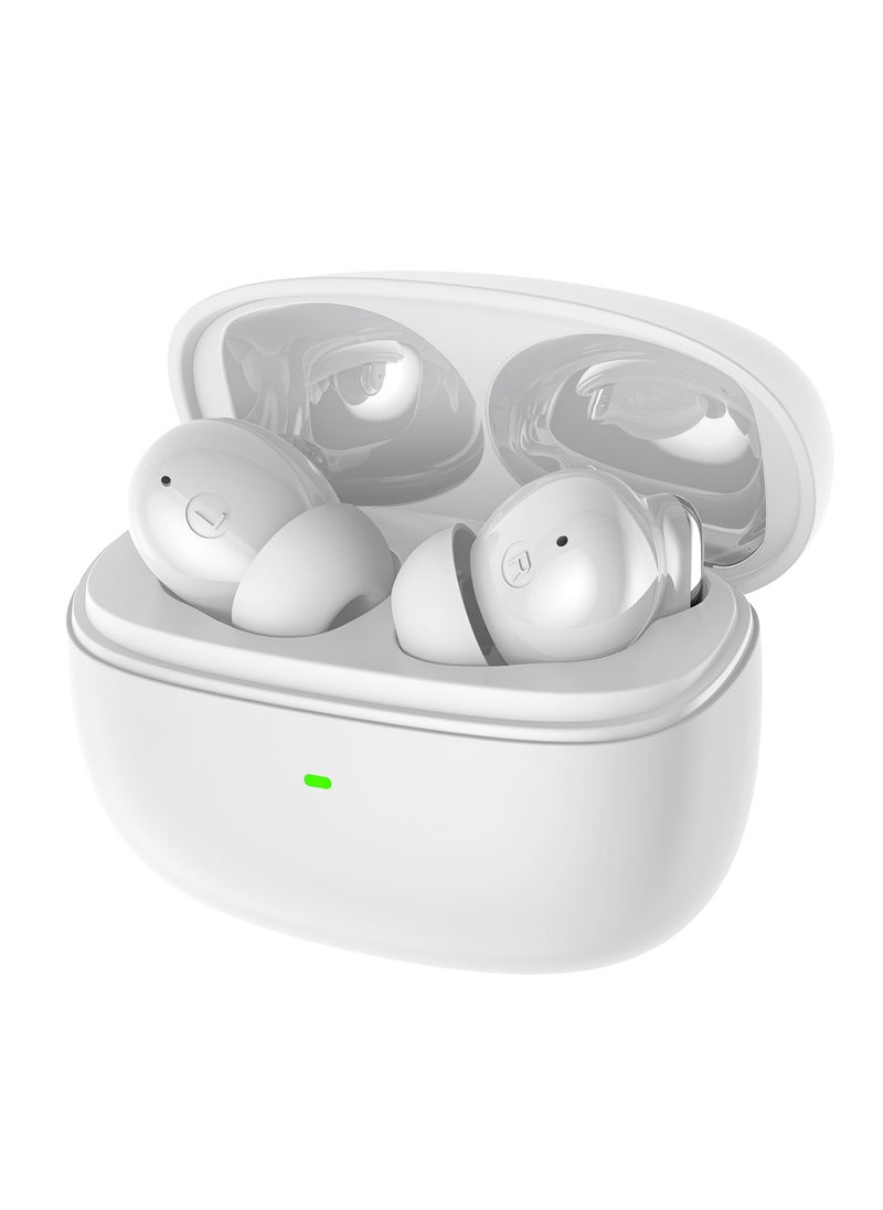 Cellairis - VOGUE P TWS Wireless Earbuds, (ANC) ACTIVE NOISE CANCELLATION, ENC ENVIRONMENTAL NOISE CANCELLATION, In-Ear Bluetooth V5.3 + EDR, WATER RESISTANT (IPX4) , Light-Weight Earphones - White - Image 1