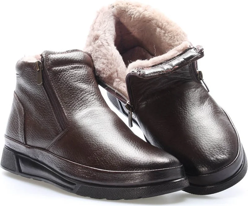 فاست ستيب Leather Fur Men's Sports Boots 724KMA22