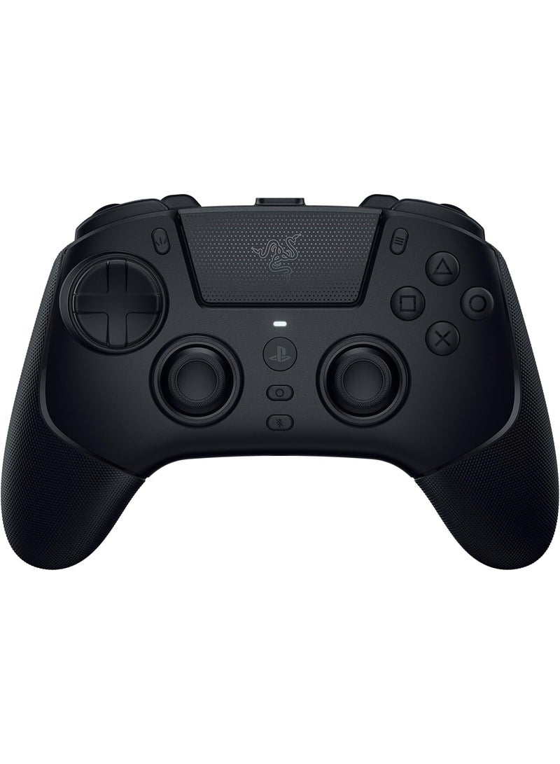 RAZER Raiju V3 Pro Wireless Esports Controller for PlayStation 5 & PC: 4 Removable Mouse Click Back Buttons & 2 Claw Grip Bumpers, Symmetrical TMR Thumbsticks, Razer Pro HyperTriggers - Black - Image 1