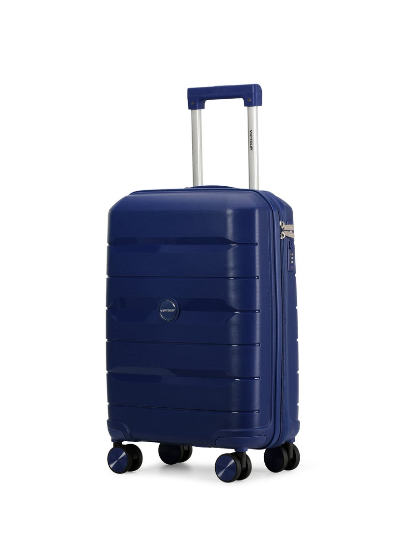 VIPTOUR PP Hardside Cabin Luggage – 360° Spinner Wheels, TSA Lock, Telescopic Handle - Image 1