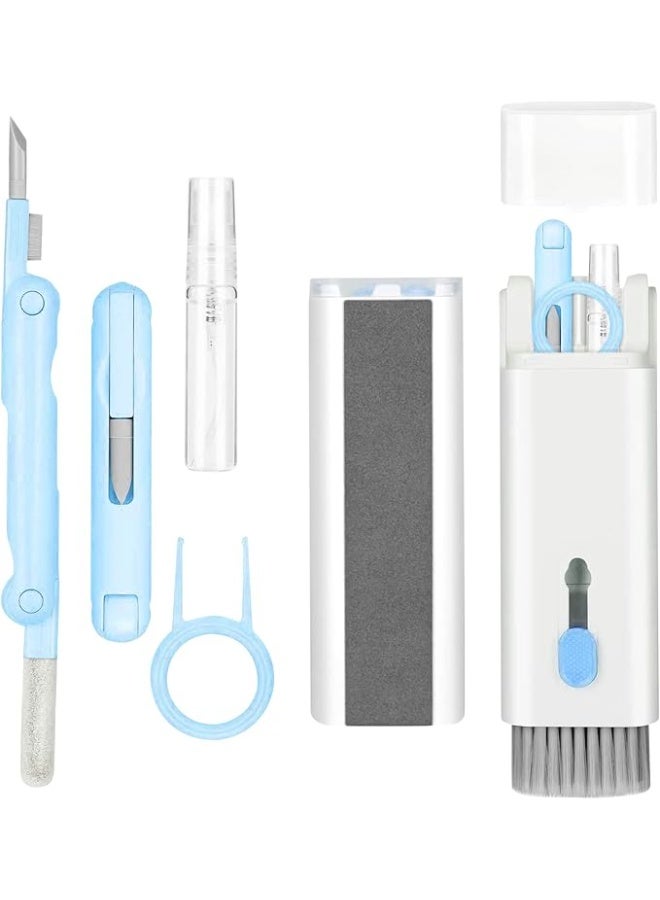 Arabest 7-in-1 Electronic Cleaner Kit,Keyboard Cleaner,Laptop Cleaner Kit for Monitor, Cell Phone, Headset, Lego, Laptop Camera Lens(Blue) - Image 2